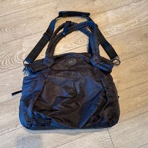 LULULEMON Gym Bag Black Multi Pocket